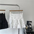 Ruched Up Layered Mini Skirts
